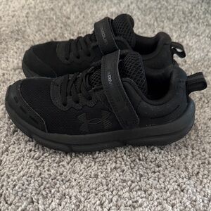Under Armour Kids All-Black Sneakers